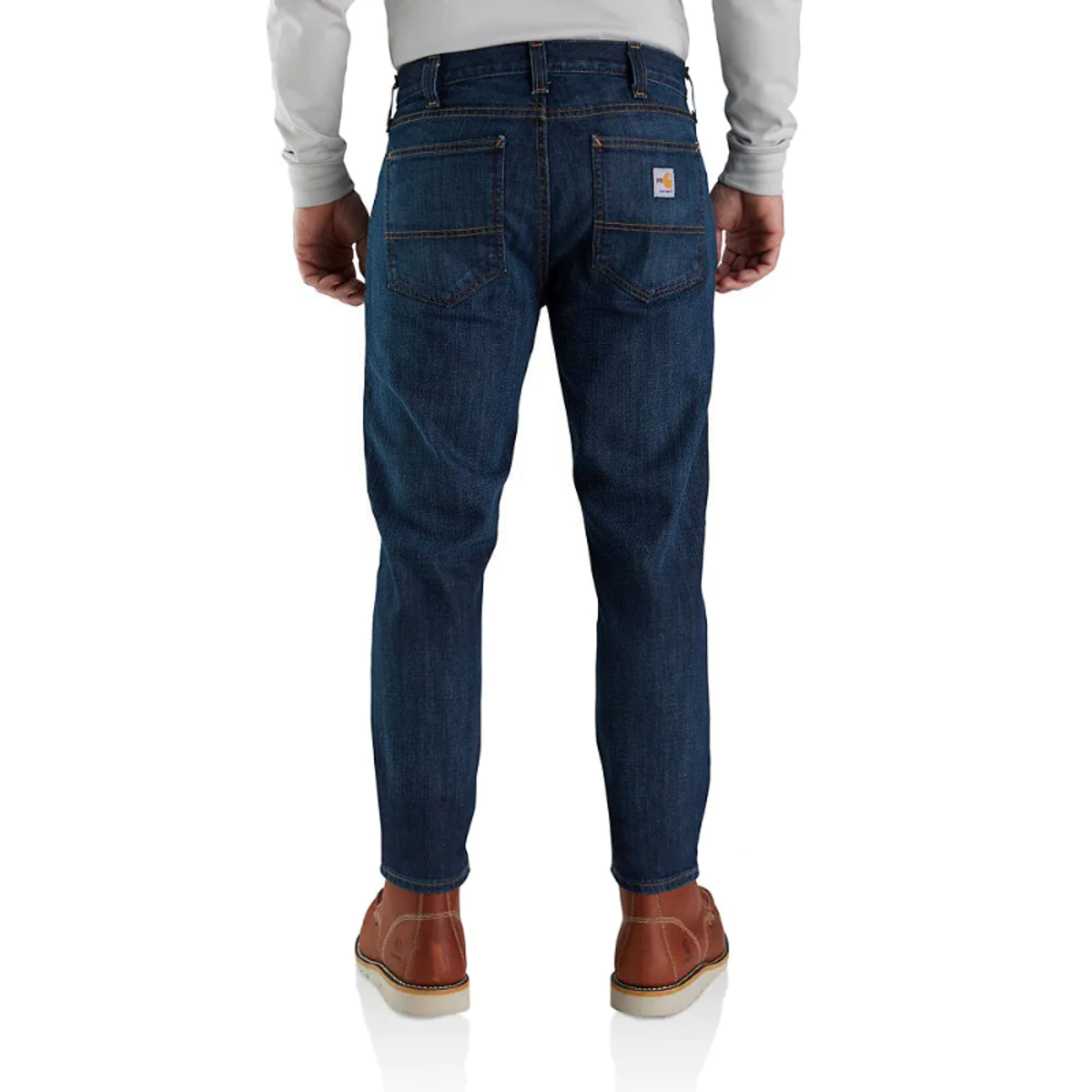 Carhartt FR Rugged Flex Relaxed Fit 5-Pocket Tapered Jean in Indigo